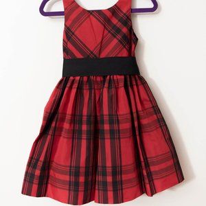 EUC Polo Ralph Lauren red & black plaid dress